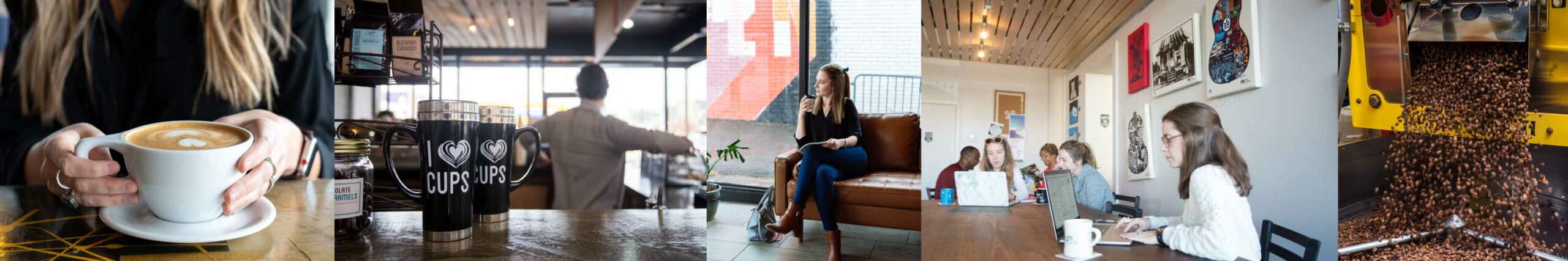 montage of coffee related pictures